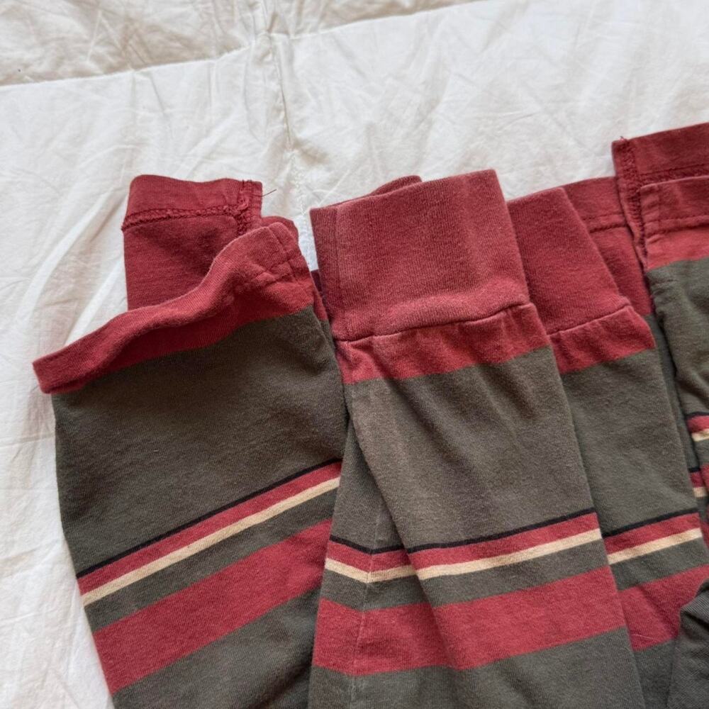 junction West Striped long sleeve rugby shirt sz XXL preppy grunge sporty - Picture 7 of 8
